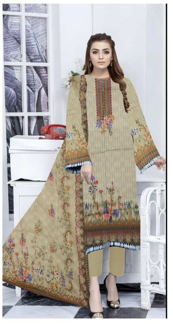 PRINTED LAWN 3 PC