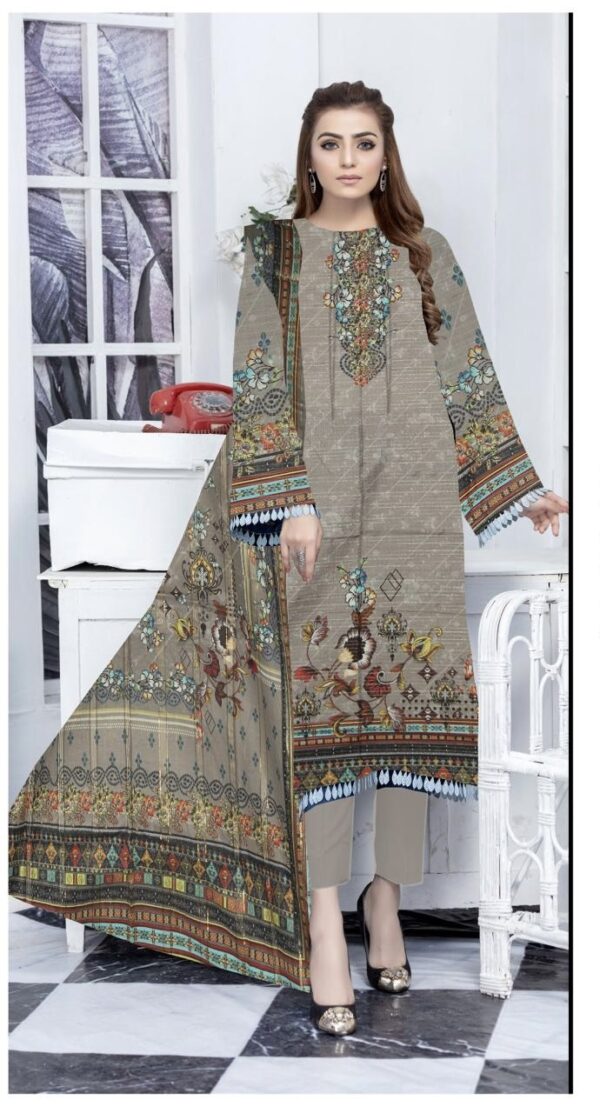 PRINTED LAWN 3 PC