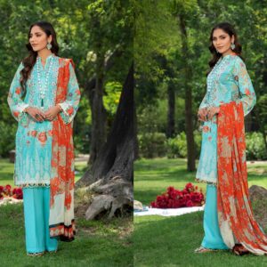 EMBROIDERED LAWN 3 PC - Image 2