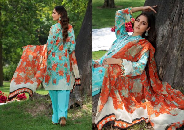 EMBROIDERED LAWN 3 PC