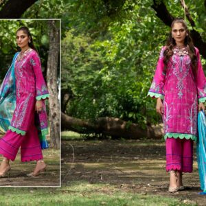 EMBROIDERED LAWN 3 PC - Image 2
