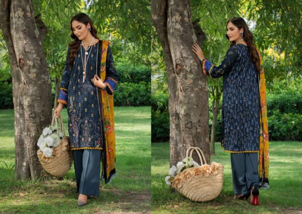 EMBROIDERED LAWN 3 PC