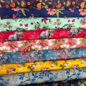 AYEZA PRINTED BANA DORA LAWN UNSTITCHED 2 PC - Image 2