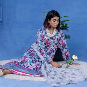 PRINTED DORIYA LAWN 3 PC