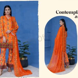 PRINTED DORIYA LAWN 3 PC