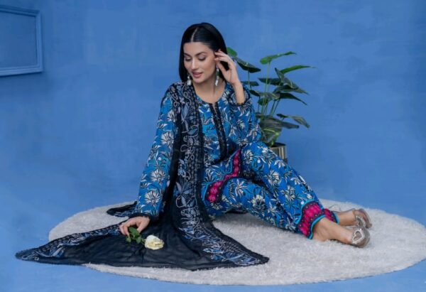 PRINTED DORIYA LAWN 3 PC