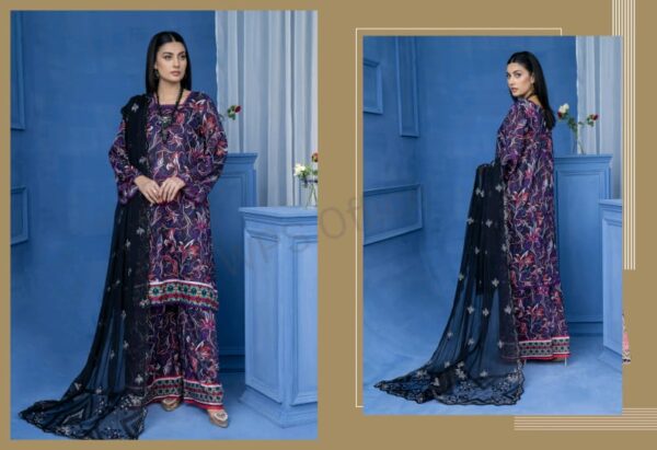 PRINTED DORIYA LAWN 3 PC
