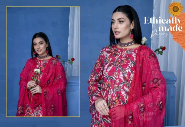 PRINTED DORIYA LAWN 3 PC