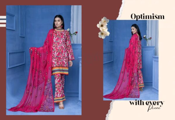 PRINTED DORIYA LAWN 3 PC