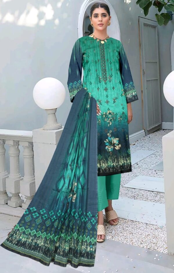 EMBROIDERED LAWN 3 PC