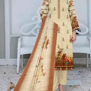 EMBROIDERED LAWN 3 PC