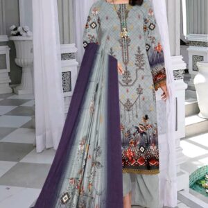 EMBROIDERED LAWN 3 PC
