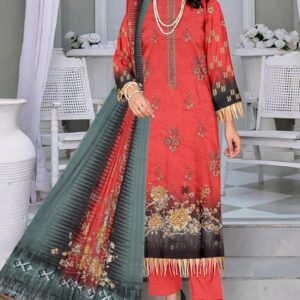 EMBROIDERED LAWN 3 PC