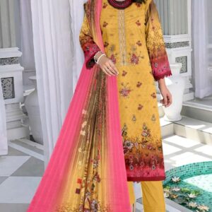 EMBROIDERED LAWN 3 PC