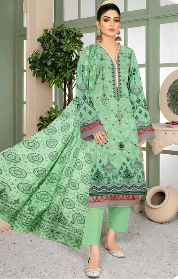 EMBROIDERED LAWN 3 PC