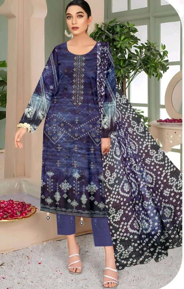 EMBROIDERED LAWN 3 PC