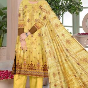 EMBROIDERED LAWN 3 PC