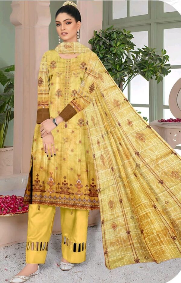 EMBROIDERED LAWN 3 PC