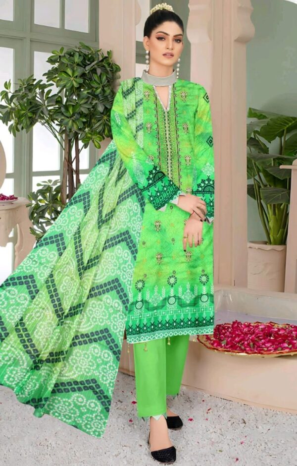 EMBROIDERED LAWN 3 PC