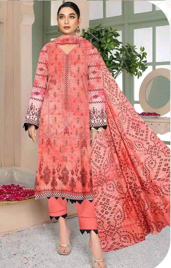 EMBROIDERED LAWN 3 PC