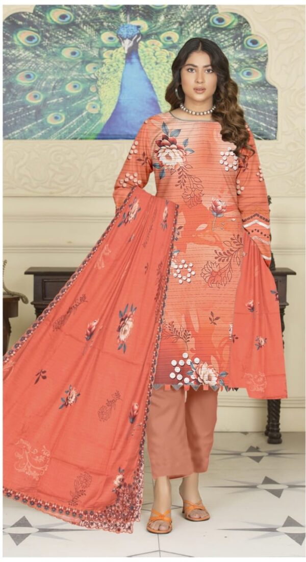 EMBROIDERED LAWN 3 PC