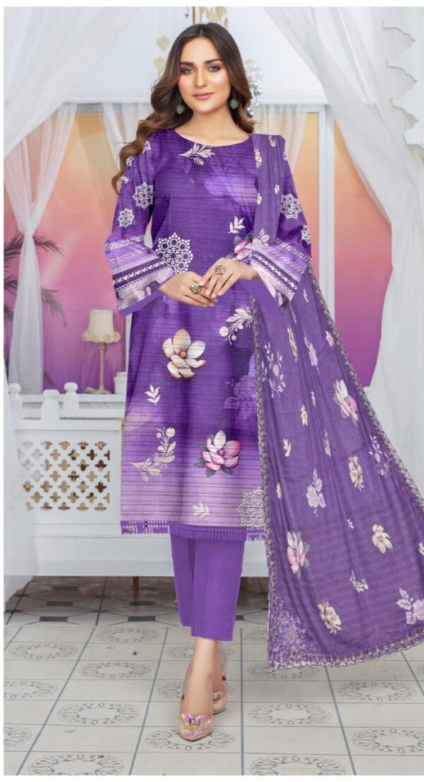EMBROIDERED LAWN 3 PC