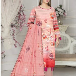 EMBROIDERED LAWN 3 PC