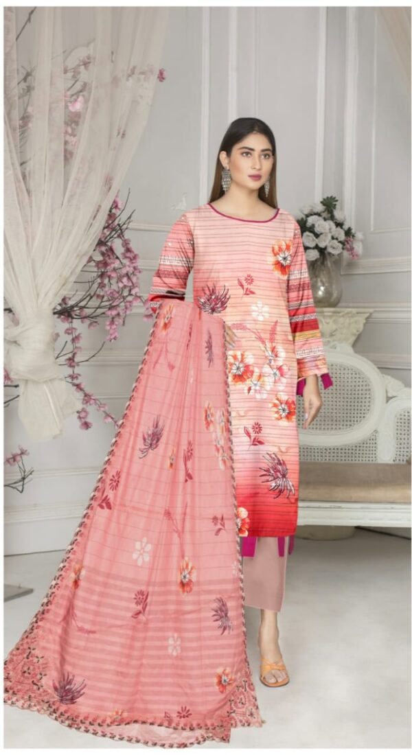 EMBROIDERED LAWN 3 PC