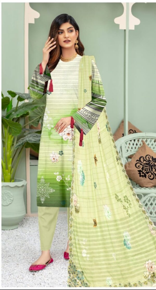 EMBROIDERED LAWN 3 PC