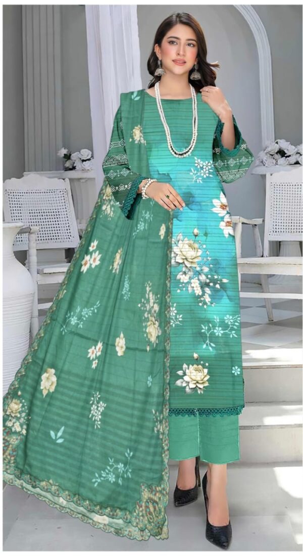 EMBROIDERED LAWN 3 PC