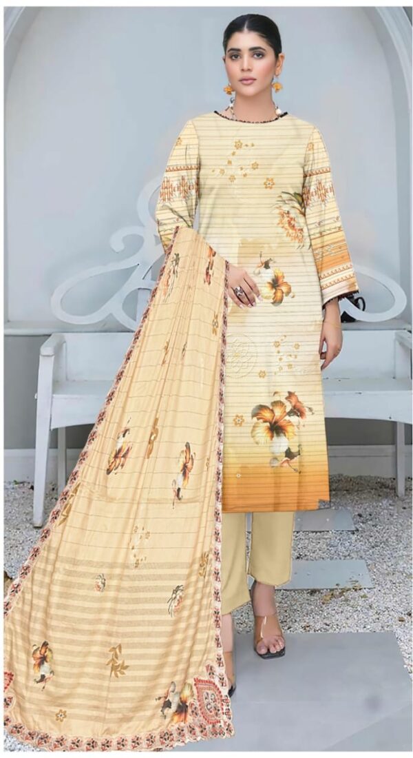 EMBROIDERED LAWN 3 PC