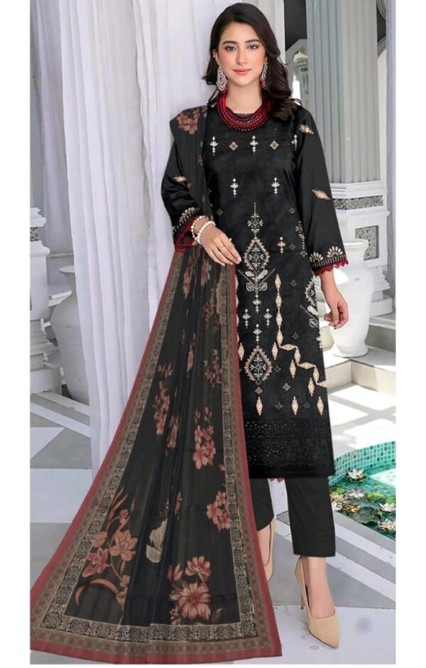EMBROIDERED LAWN 3 PC