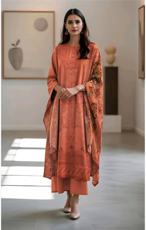 EMBROIDERED LAWN 3 PC