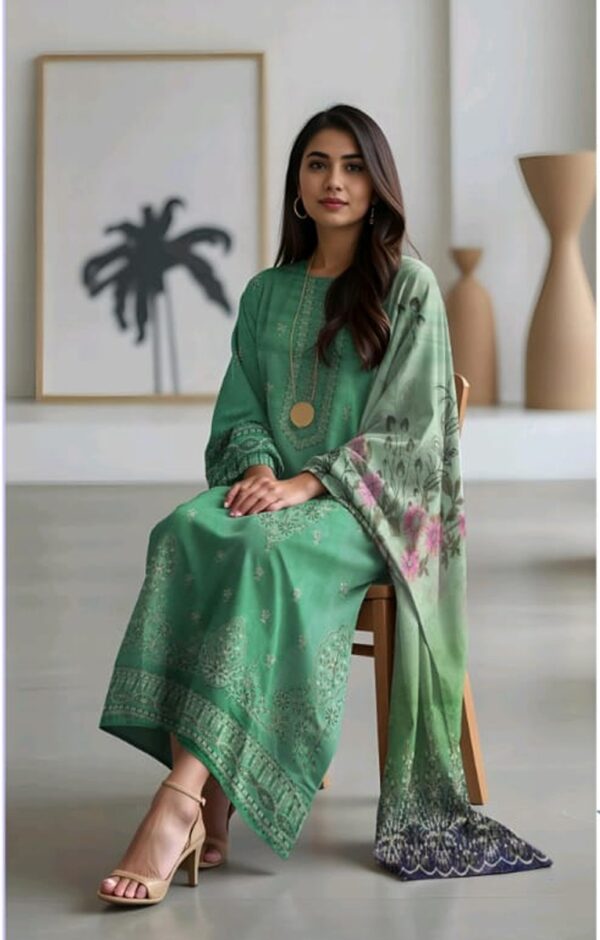 EMBROIDERED LAWN 3 PC