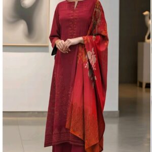 EMBROIDERED LAWN 3 PC