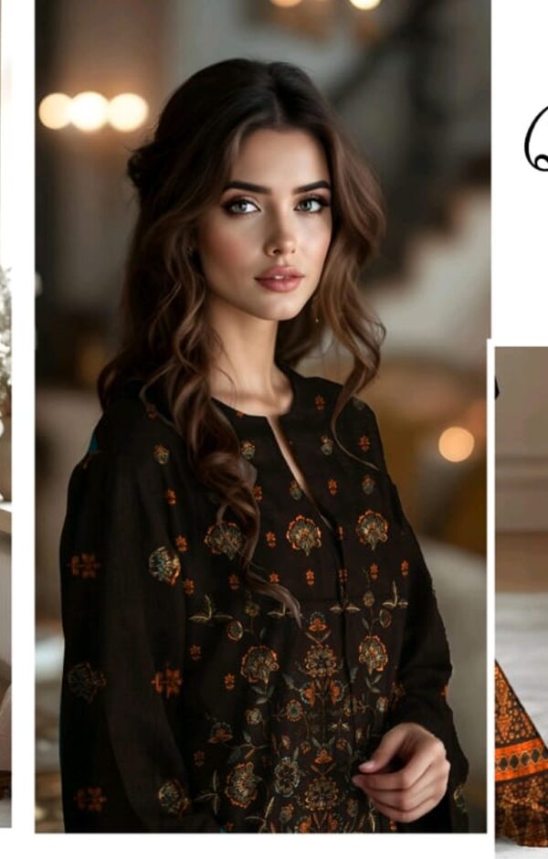 EMBROIDERED LAWN 3 PC