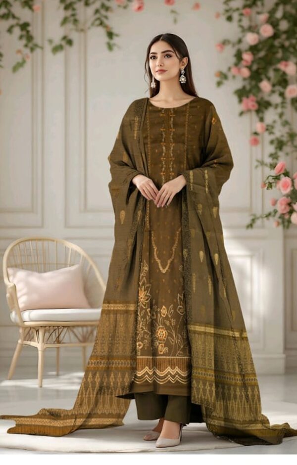 EMBROIDERED LAWN 3 PC