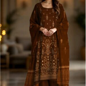 EMBROIDERED LAWN 3 PC