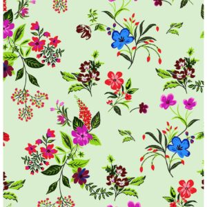AYEZA PRINTED BANA DORA LAWN UNSTITCHED 2 PC - Image 1
