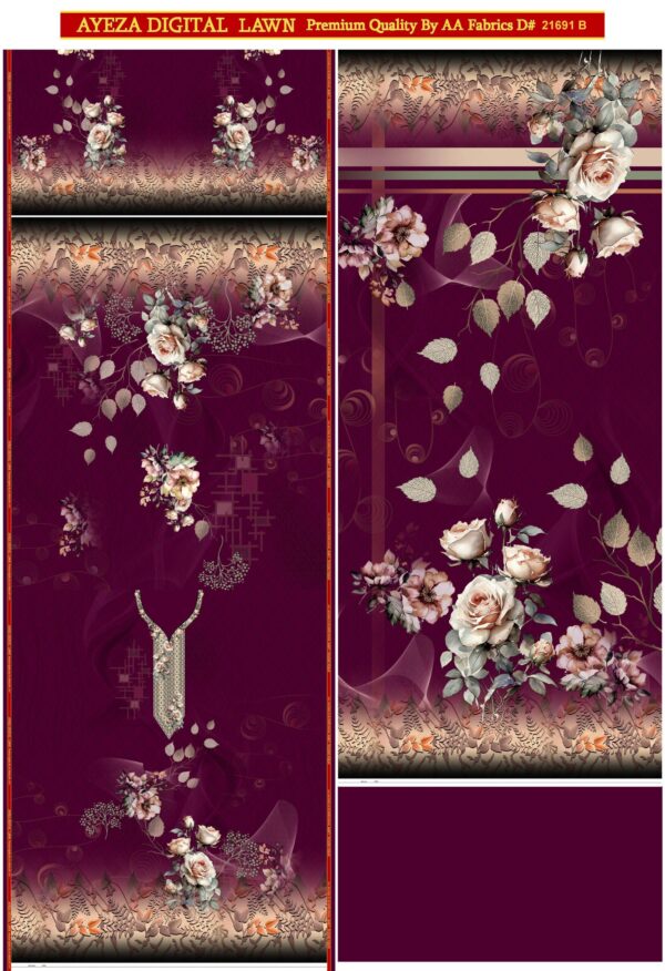 PRINTED LAWN 3 PC