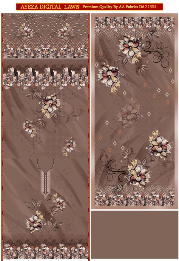 PRINTED LAWN 3 PC