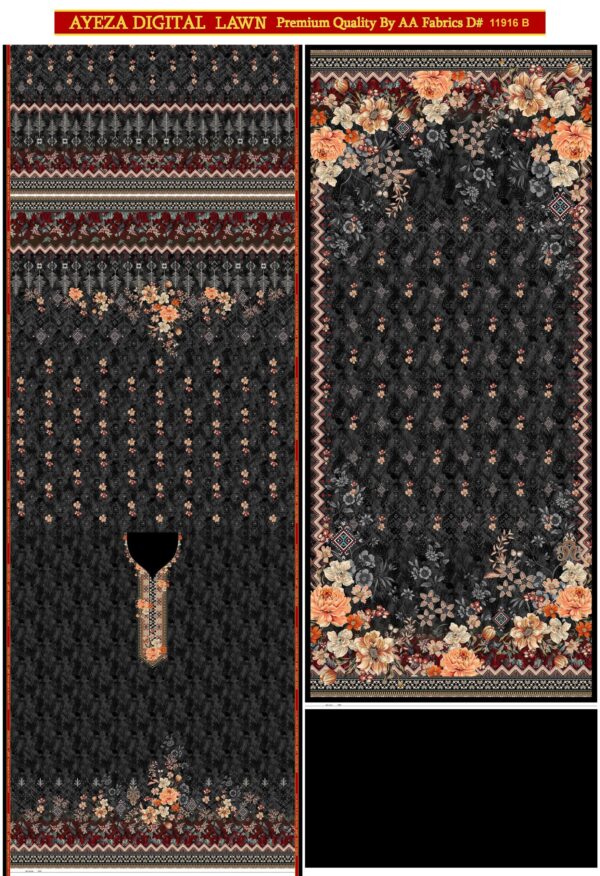 PRINTED LAWN 3 PC
