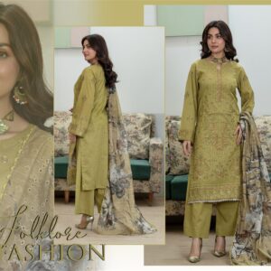 EMBROIDERED LAWN 3 PC - Image 2