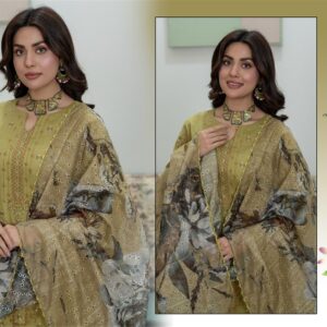 EMBROIDERED LAWN 3 PC