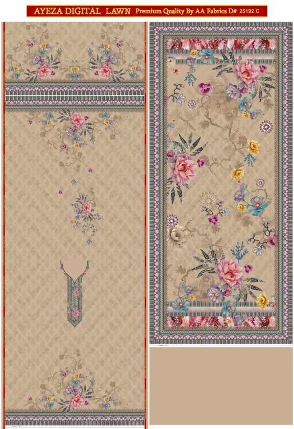 PRINTED LAWN 3 PC