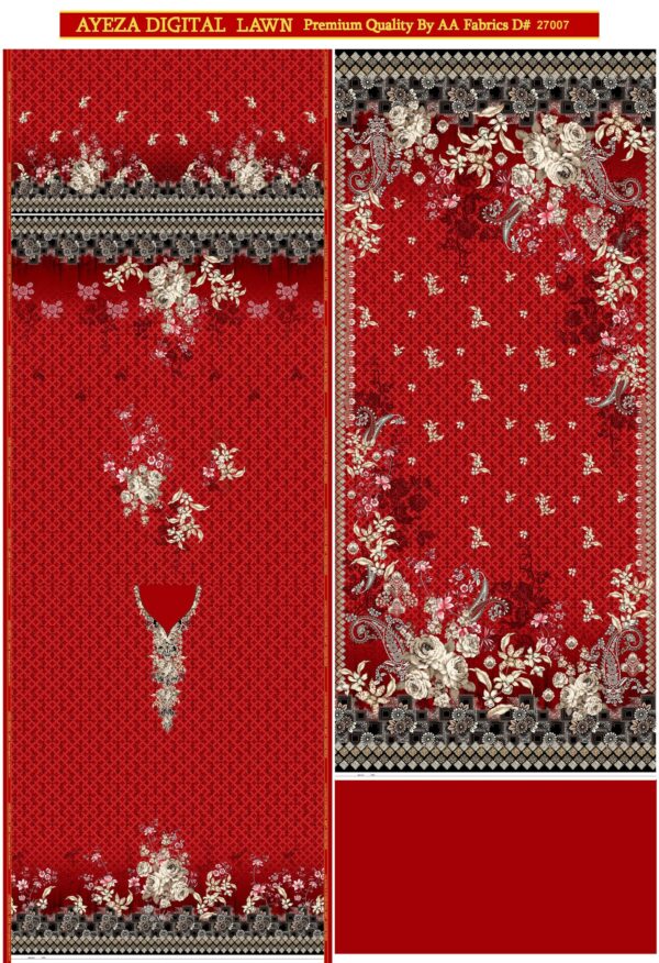 PRINTED LAWN 3 PC
