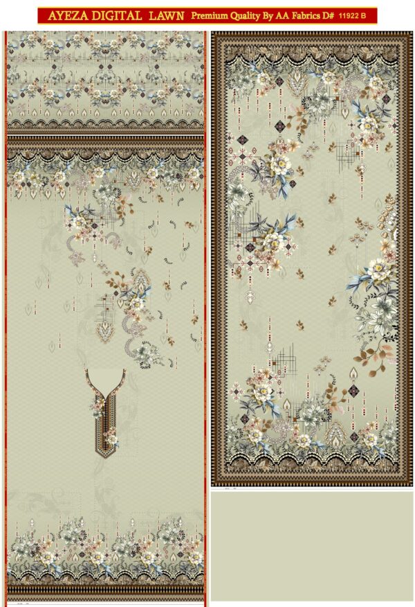PRINTED LAWN 3 PC