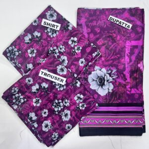 PRINTED DORIYA LAWN 3 PC