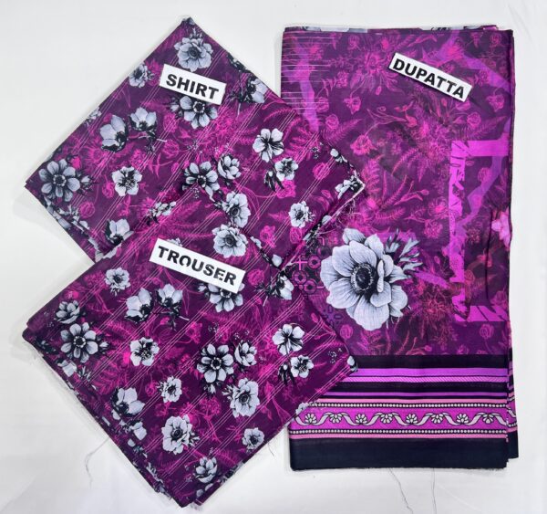 PRINTED DORIYA LAWN 3 PC