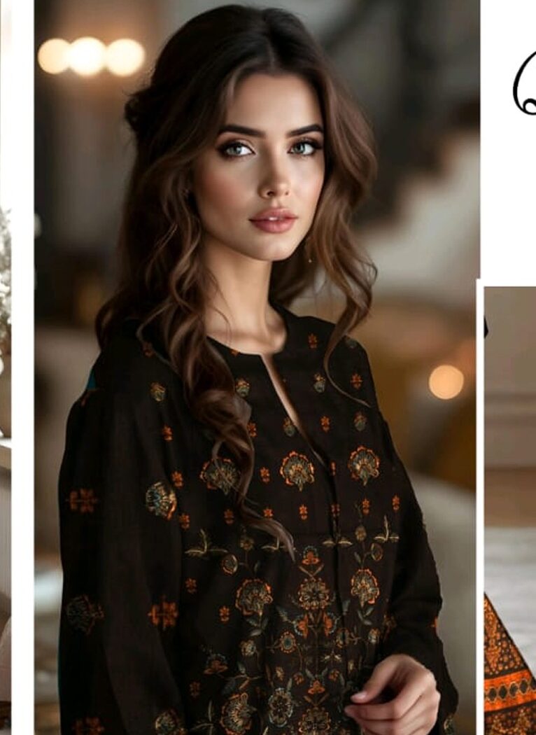 EMBROIDERED LAWN 3 PC